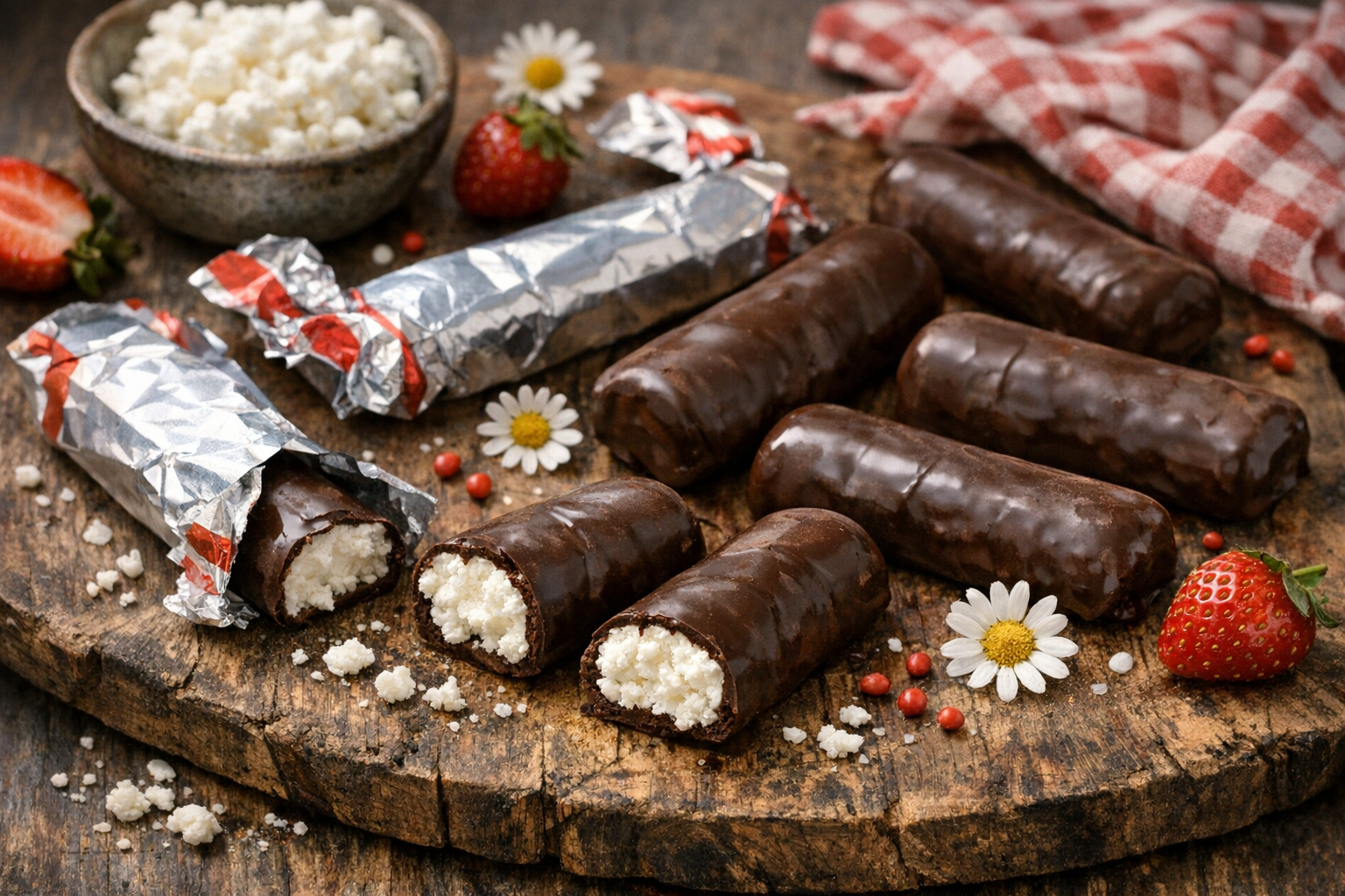 Túró Rudi chocolate curd bar