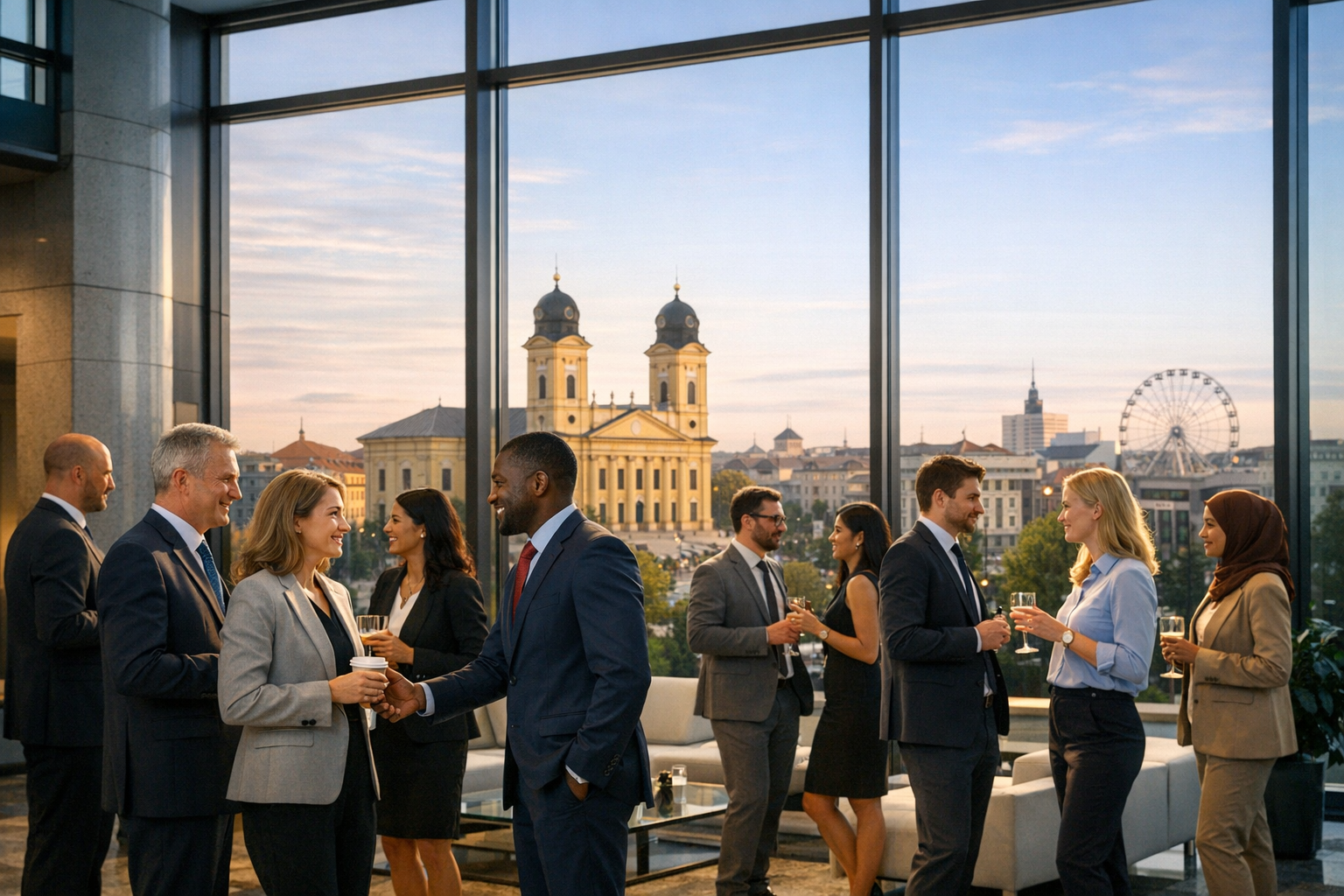 Office interior in Debrecen
