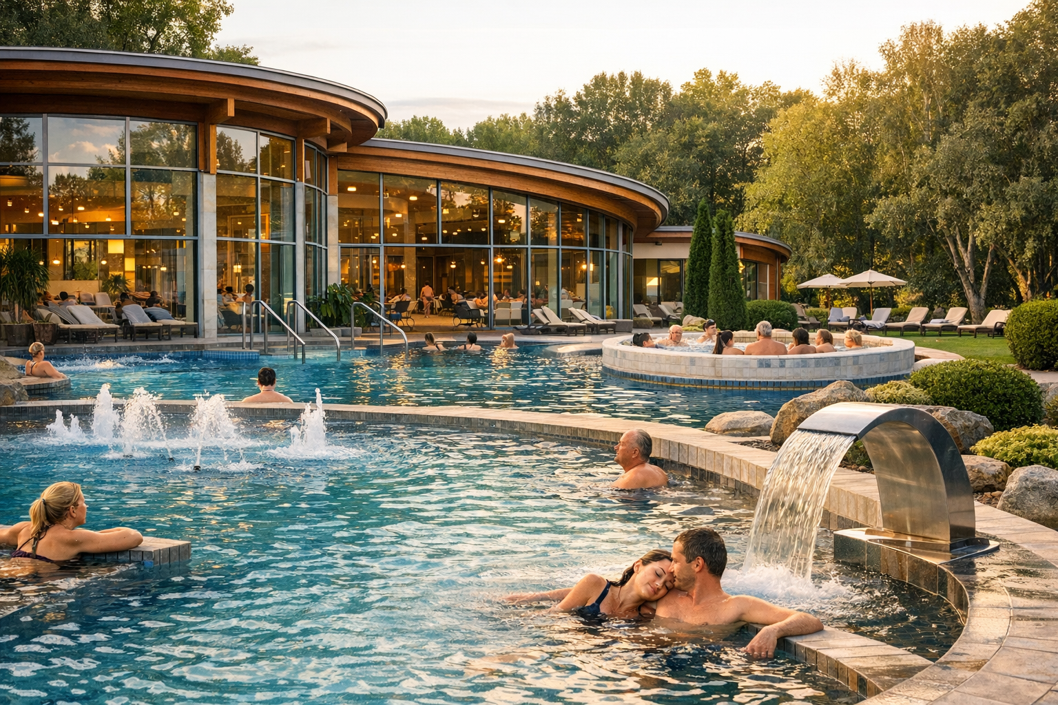 Thermal pool at Aquaticum